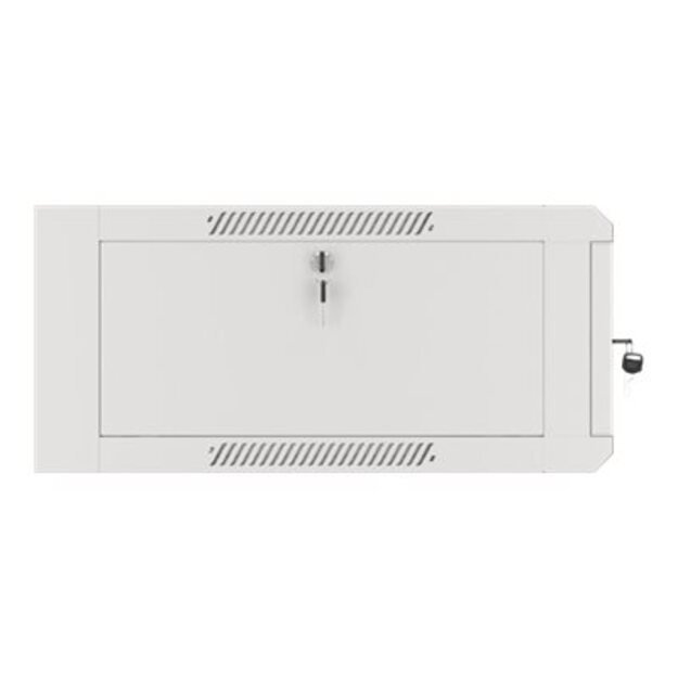 Komutacinė spinta pakabinama LANBERG 19 4U/570x600 demounted fast assembling flat pack grey