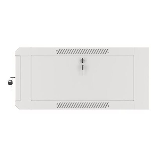 Komutacinė spinta pakabinama LANBERG 19 4U/570x600 demounted fast assembling flat pack grey