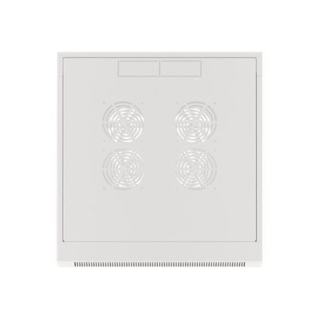 Komutacinė spinta pakabinama LANBERG 19 4U/570x600 demounted fast assembling flat pack grey