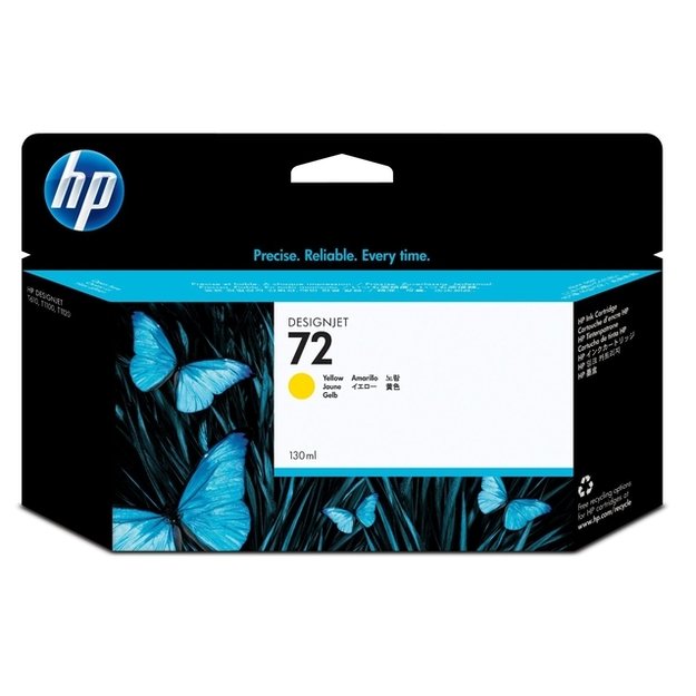 HP 72 ink yellow Vivera 130ml DesignJet T1100 T610 T620 T770 T1200