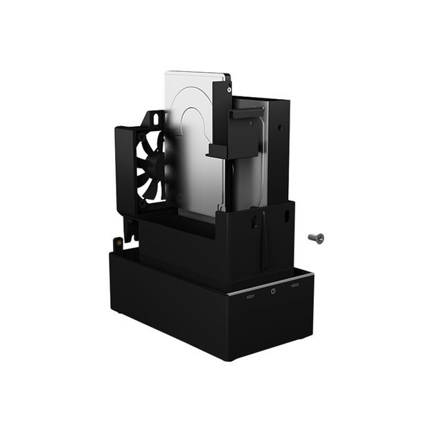 ICY BOX IB-RD3621-C31 External 2 bay RAID enclosure for 2x 2.5inch or 3.5inch SATA drives 2