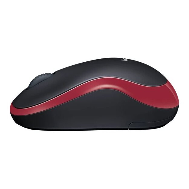 Kompiuterinė pelė belaidė LOGITECH M185 - RED - EWR2