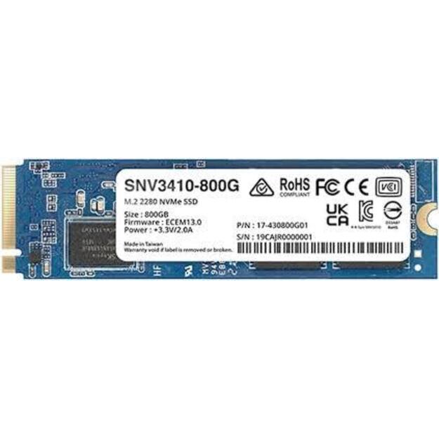 SYNOLOGY SNV3410 800GB M.2 NVMe SSD PCIe 3.0 x4