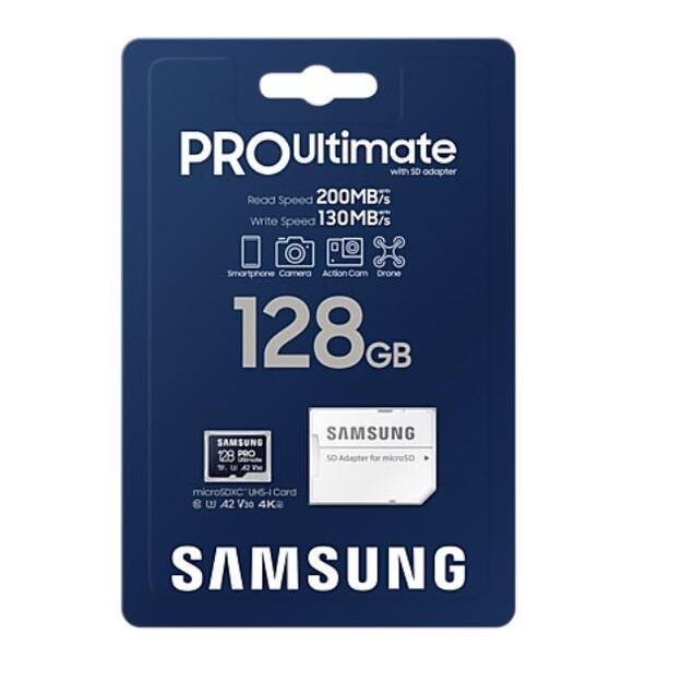 MEMORY MICRO SDXC 128GB/W/ADAPT. MB-MY128SA/WW SAMSUNG