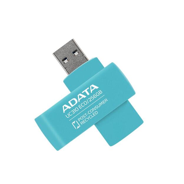 MEMORY DRIVE FLASH USB3.2 256G/GREEN UC310E-256G-RGN ADATA