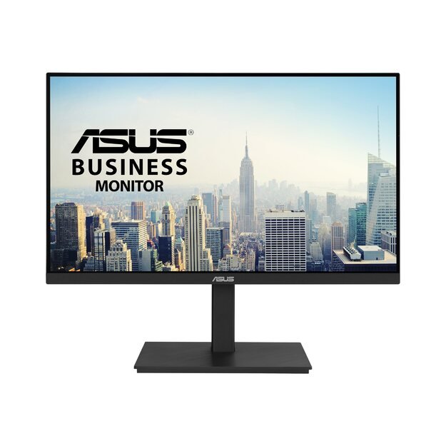 ASUS Business VA27ECPSN 27inch FHD Monitor 16:9 IPS Panel 1920x1080 75Hz Frameless Ergonomic RJ45 DP HDMI USB-C mit 65W USB-Hub