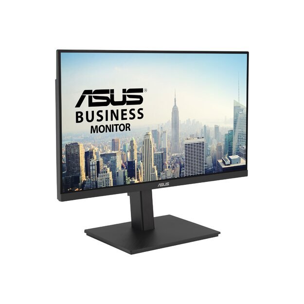 ASUS Business VA27ECPSN 27inch FHD Monitor 16:9 IPS Panel 1920x1080 75Hz Frameless Ergonomic RJ45 DP HDMI USB-C mit 65W USB-Hub