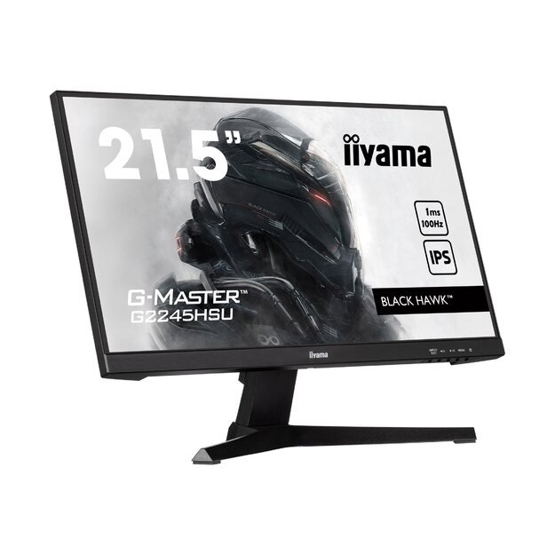 IIYAMA G2245HSU-B1 G-Master 21.5inch ETE IPS FHD Black Hawk 100Hz 250cd/m2 1ms HDMI DP USB-HUB 2x2.0 Speakers Black Tuner