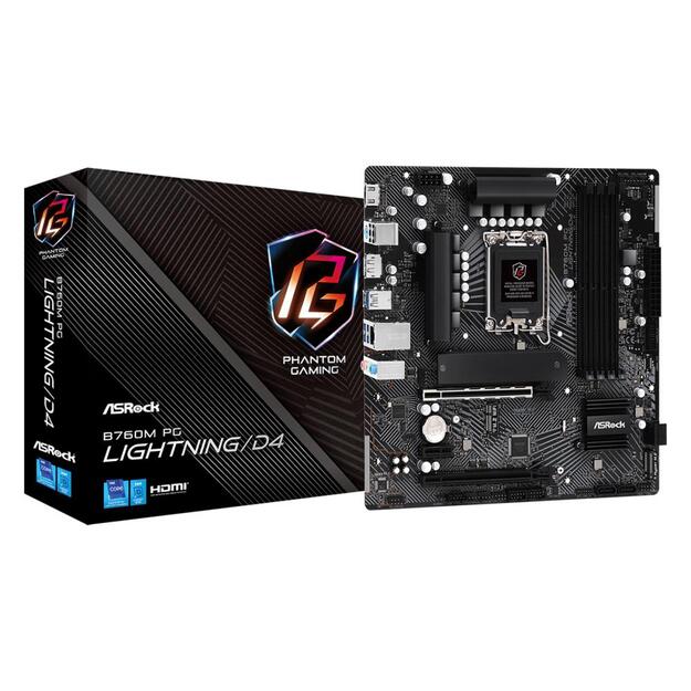 ASROCK B760M PG LIGHTNING LGA1700 mATX DDR4