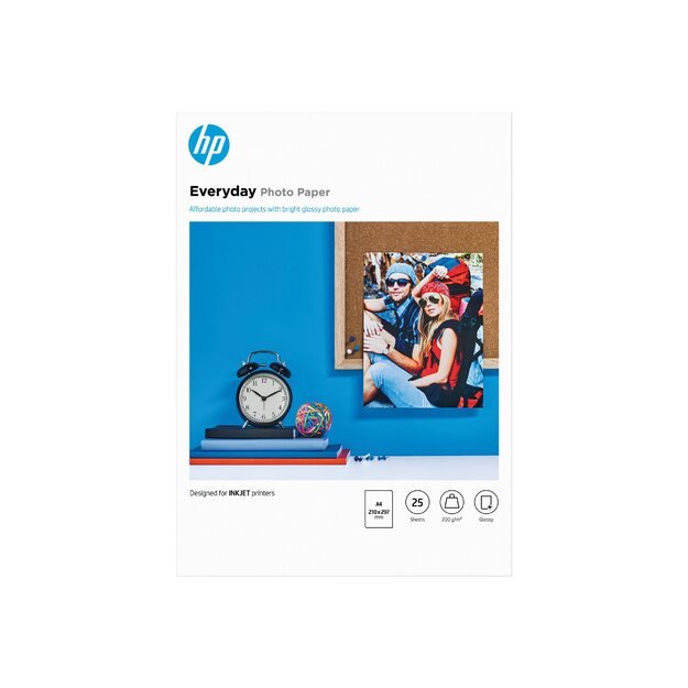 HP Everyday Fotopaper semigloss A4 25sheet OneSided