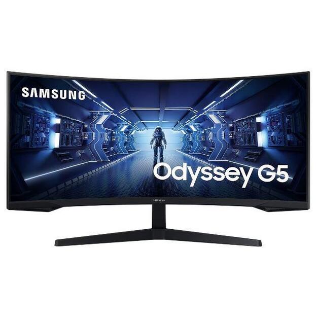 LCD Monitor|SAMSUNG|Odyssey G5|34 |Gaming/Curved/21 : 9|Panel VA|3440x1440|21:9|1 ms|Tilt|Colour Black|LC34G55TWWPXEN