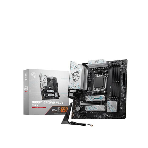 MSI B650M GAMING PLUS WIFI DDR5 AM5 mATX HDMI DP