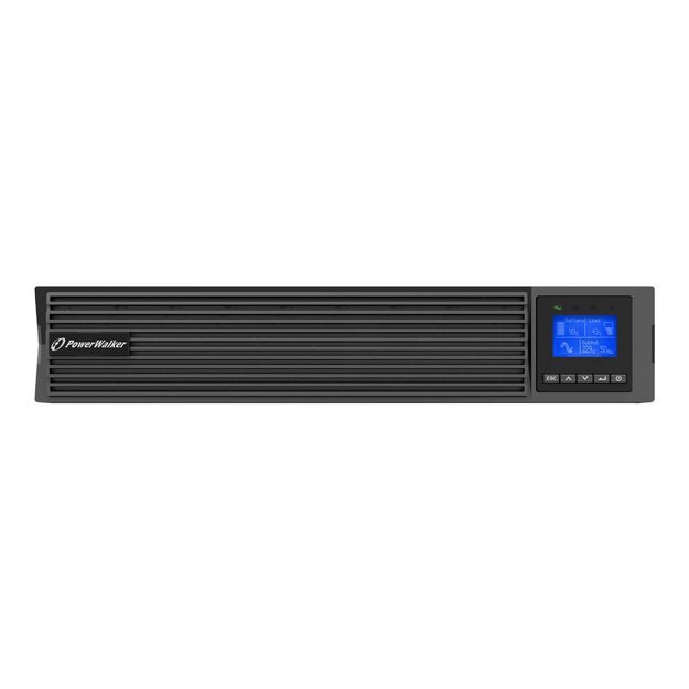 POWERWALKER UPS On-Line VFI 1500 ICR IOT 1/1 phase 1500VA PF1 8x IEC C13 outlets USB/RS232 LCD Rack