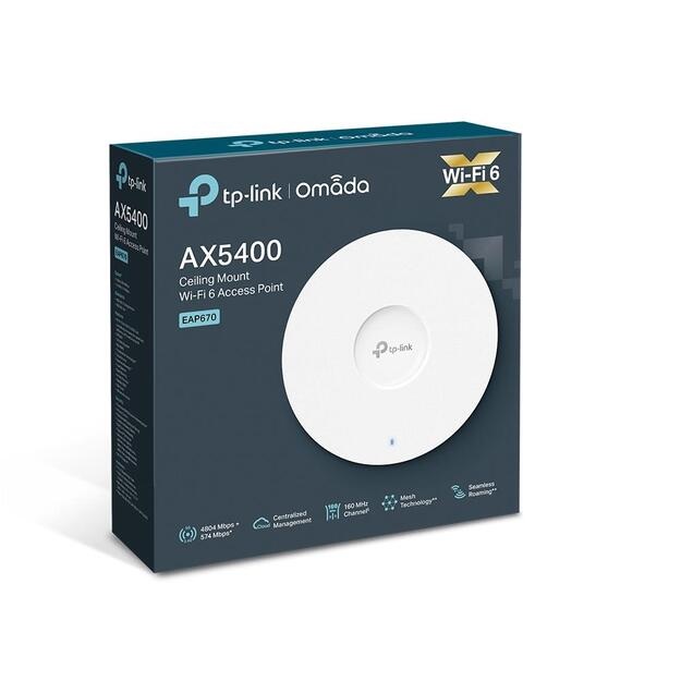 Tinklo prieigos taškas TP-LINK 5378 Mbps 1xRJ45 EAP670