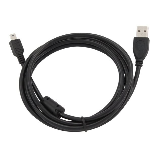 GEMBIRD CCF-USB2-AM5P-6 Gembird USB 2.0 A- MINI 5PM 1,8m cable with ferrite core