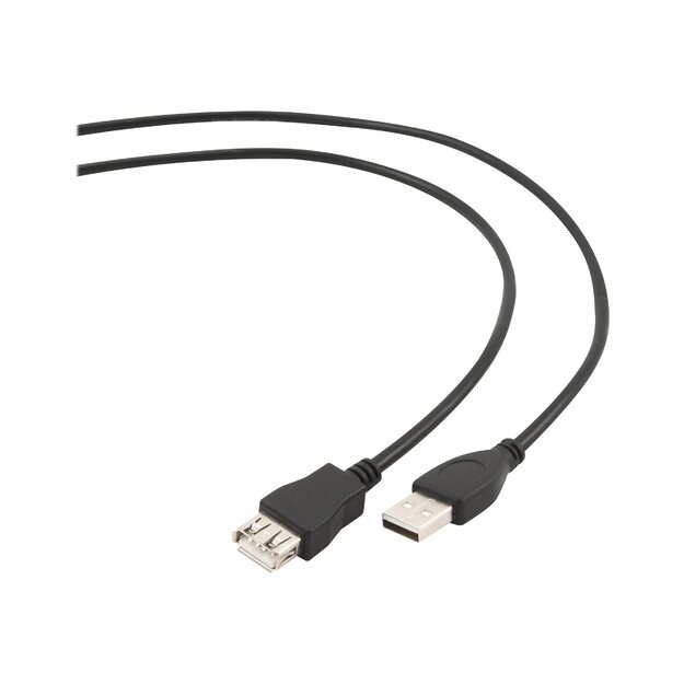 GEMBIRD CCP-USB2-AMAF-6 Gembird USB 2.0 A- A-socket 6ft cable black