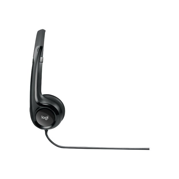 Ausinės LOGITECH H390 Headset USB black