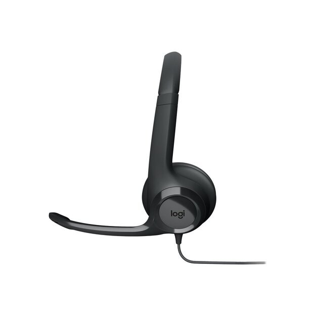 Ausinės LOGITECH H390 Headset USB black