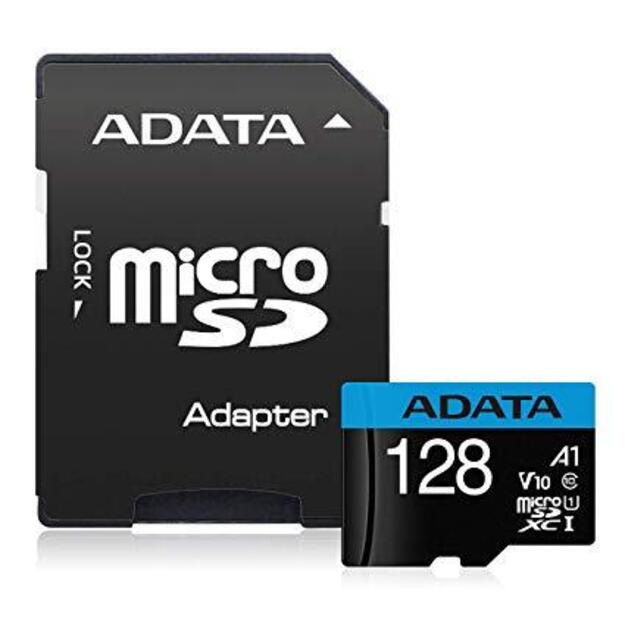 Atminties kortelė su adapteriu ADATA 128GB Micro SDXC V10 85MB/s + adapter