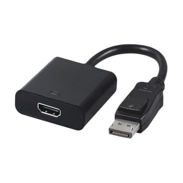 GEMBIRD A-DPM-HDMIF-002 Gembird Displayport male to HDMI female adapter, 10cm, black