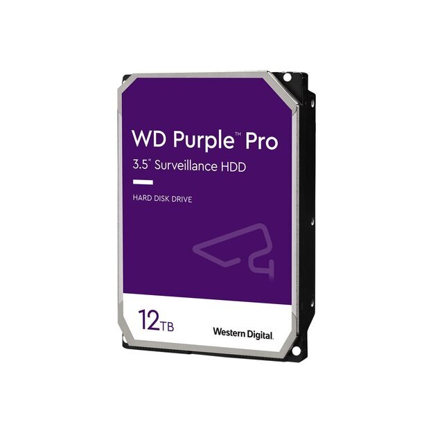 Kietasis diskas vidinis HDD|WESTERN DIGITAL|Purple|12TB|256 MB|7200 rpm|3,5 |WD121PURP