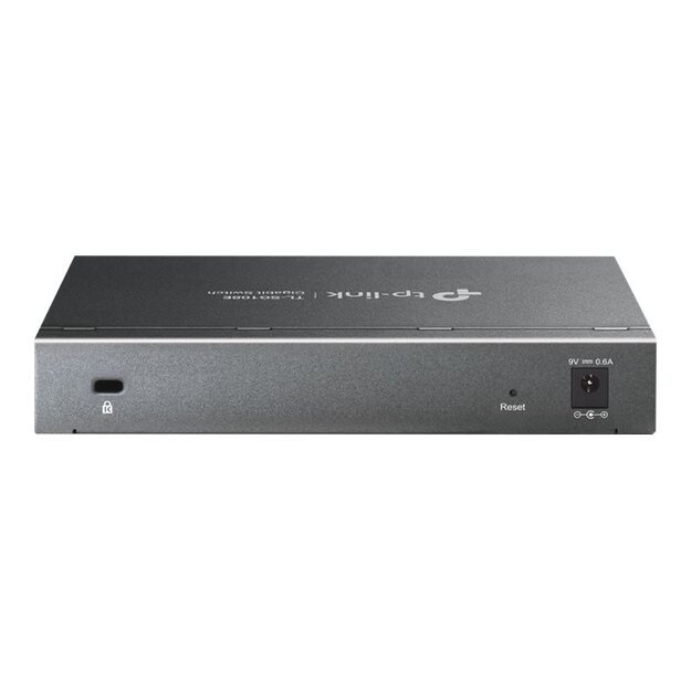 Komutatorius TP-LINK 8-Port Gigabit Easy Smart 8 10/100/1000Mbps RJ45 ports MTU Port Tag-based VLAN QoS IGMP Snooping