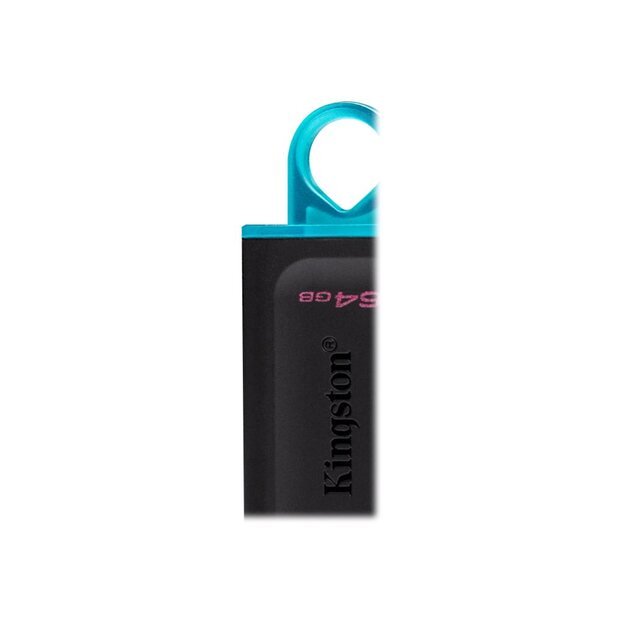 USB raktas KINGSTON 64GB USB3.2 Gen 1 DataTraveler Exodia Black + Teal