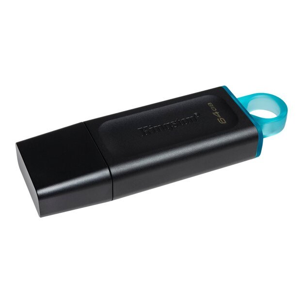 USB raktas KINGSTON 64GB USB3.2 Gen 1 DataTraveler Exodia Black + Teal