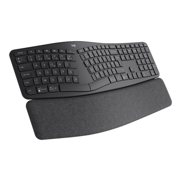 Klaviatūra laidinė LOGITECH ERGO K860 - GRAPHITE (US)