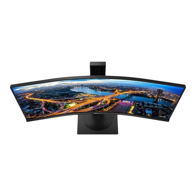 Monitorius PHILIPS 346B1C/00 Monitor Philips 346B1C/00 34 WQHD, VA, DP/HDMI/USB-C, curved, speakers 4