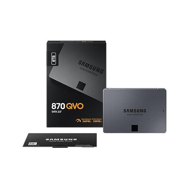 Kietasis diskas (SSD) vidinis SAMSUNG 870 QVO SSD 8TB SATA 2.5inch