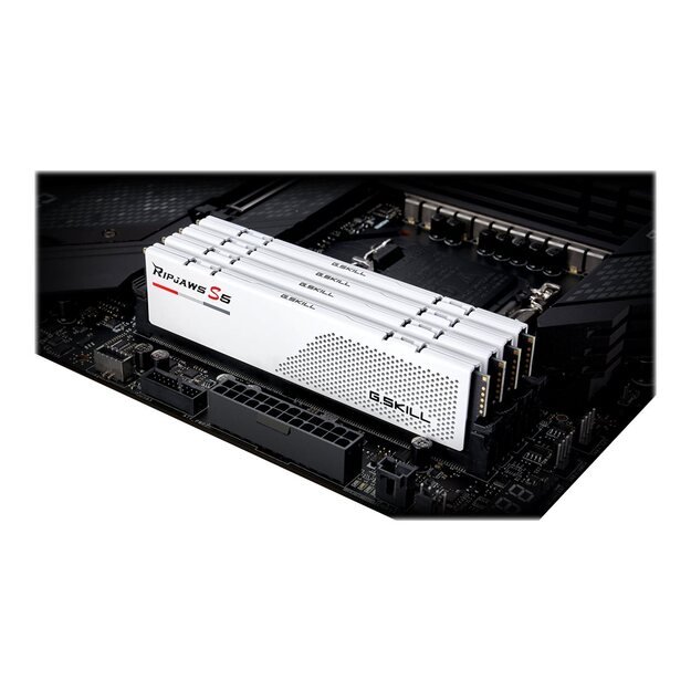 Operatyvioji atmintis (RAM) G.SKILL Ripjaws S5 DDR5 32GB 2x16GB 5600MHz CL36 1.2V XMP 3.0 white