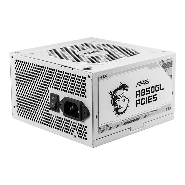 MSI MAG A850GL PCIE5 850W PSU WHITE