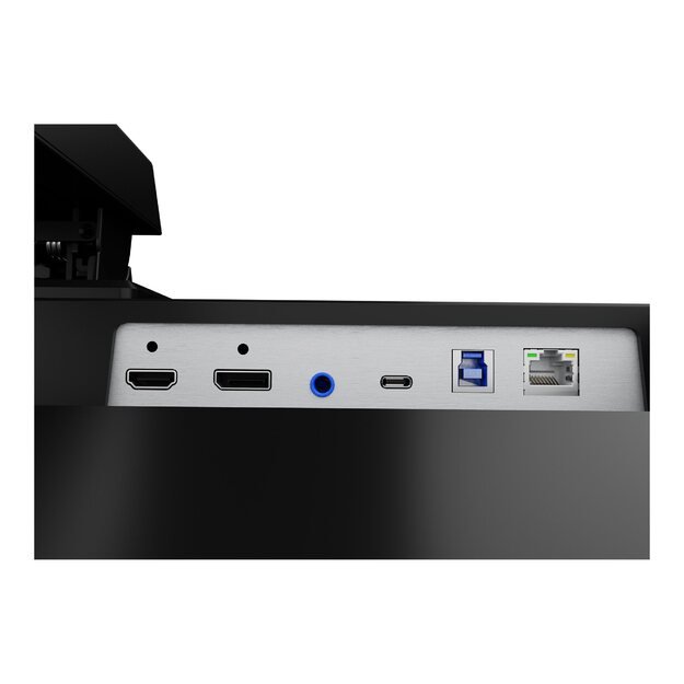 IIYAMA XUB3293UHSN-B5 32inch ETE IPS 3840x2160 UHD 1000:1 350cd/m2 4ms HDMI DP USB-C Dock Speakers LAN 65W PD 15cm Height Adj. Stand