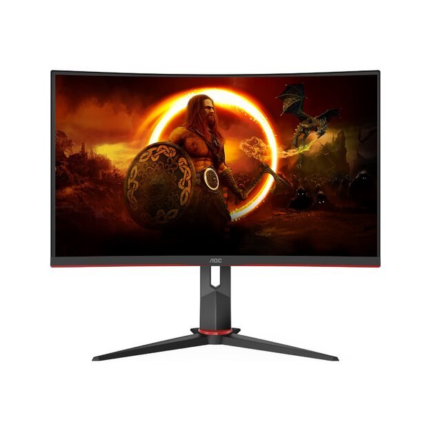 AOC CQ27G2S/BK 27inch QHD VA 16:9 144Hz 4ms HDMI 2.0x2 DisplayPort 1.2x1 USB 3.0