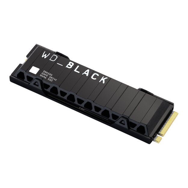 SSD|WESTERN DIGITAL|Black SN850X|1TB|M.2|PCIE|NVMe|Write speed 6300 MBytes/sec|Read speed 7300 MBytes/sec|2.38mm|TBW 600 TB|WDS100T2XHE 4