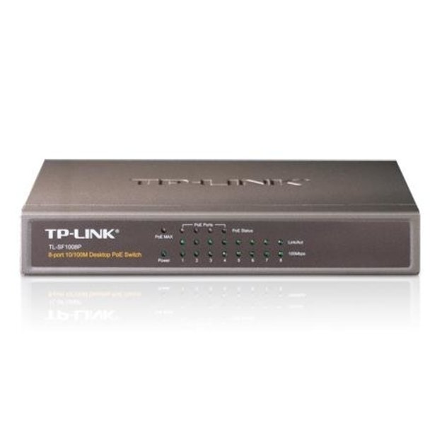 Komutatorius 8PORT 10 100M POE TL-SF1008P TP-LINK 6