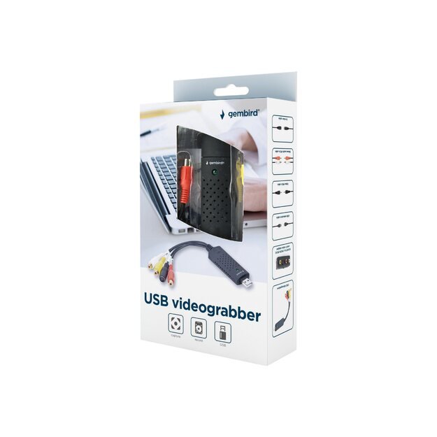 GEMBIRD UVG-002 Audio and Video grabber allows an easy and comfortable digitalising and handling of videos on your PC