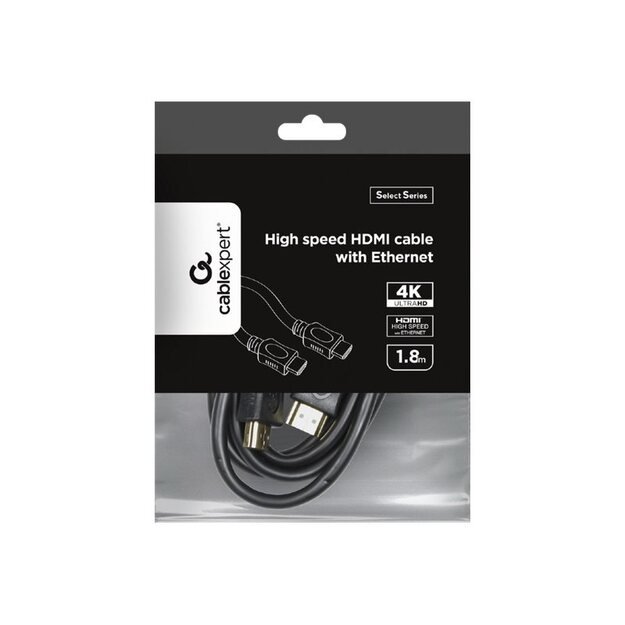 GEMBIRD CC-HDMI4L-6 Gembird HDMI V2.0 male-male cable, HIGH SPEED ETHERNET, CCS, 1.8m 2