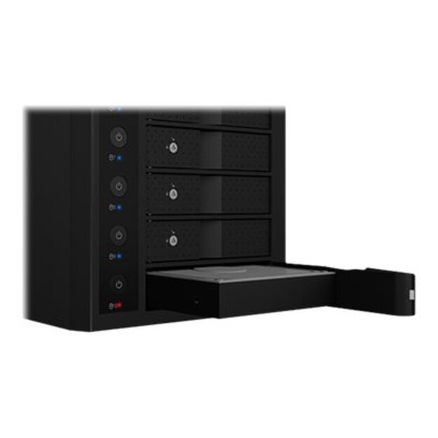 ICYBOX IB-3810-C31 External Enclosure 3.5inch HDD 10bay Case SATA I/II/III USB 3.1 RAID Black