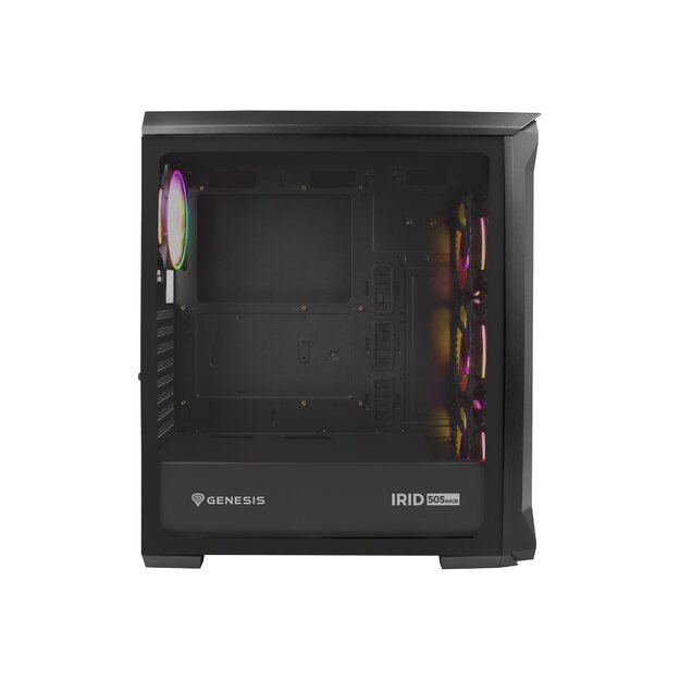 Kompiuterio korpusas NATEC Genesis PC case Irid 505 aRGB midi