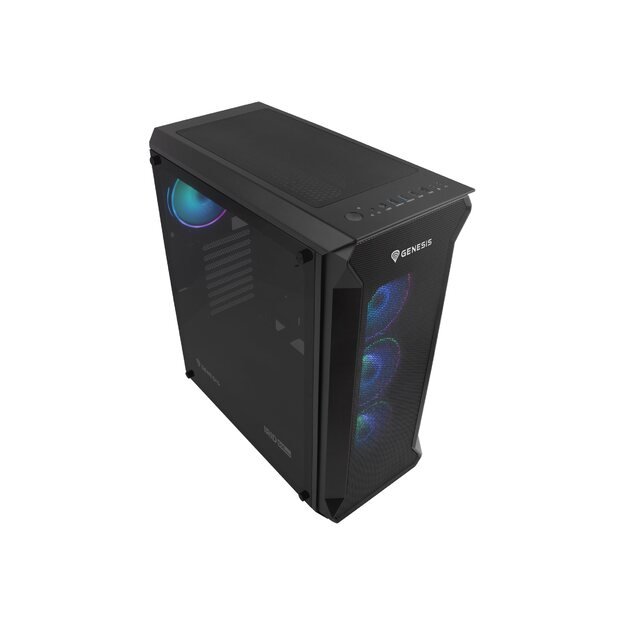 Kompiuterio korpusas NATEC Genesis PC case Irid 505 aRGB midi