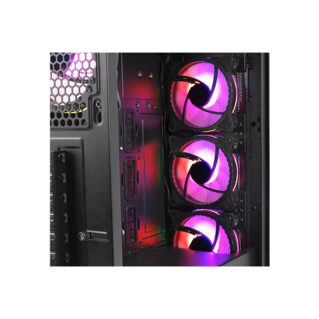 Kompiuterio korpusas NATEC Genesis PC case Irid 505 aRGB midi