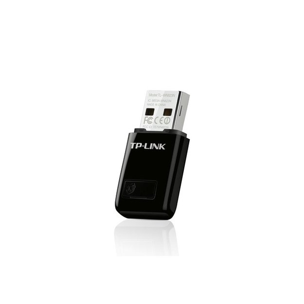 Belaidžio ryšio stiprintuvas TP-LINK N300 WLAN Mini-USB-Adapter, 2,4GHz, QSS-Taste, Autorun-Tool