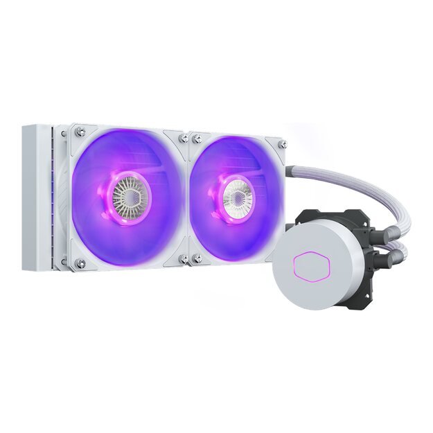 Procesoriaus aušintuvas skysčiu COOLER MASTER Water cooling Masterliquid Lite ML240L v2 RGB white