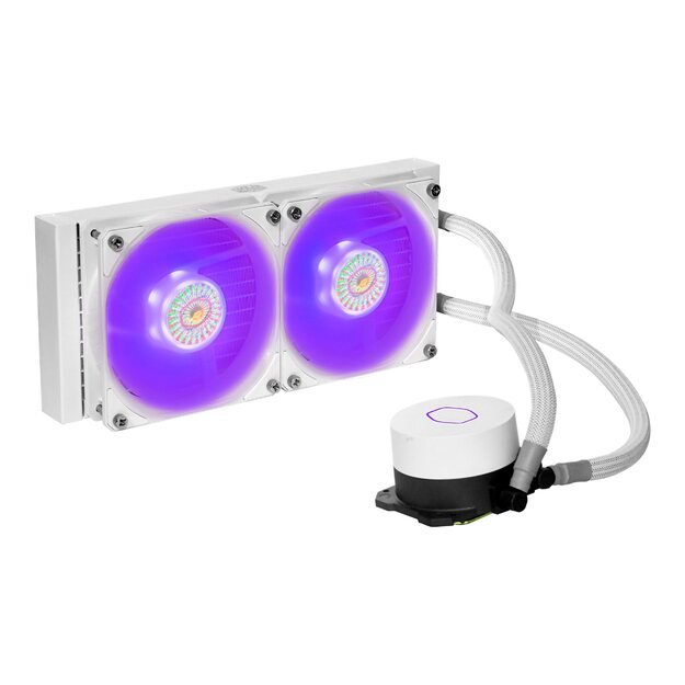 Procesoriaus aušintuvas skysčiu COOLER MASTER Water cooling Masterliquid Lite ML240L v2 RGB white