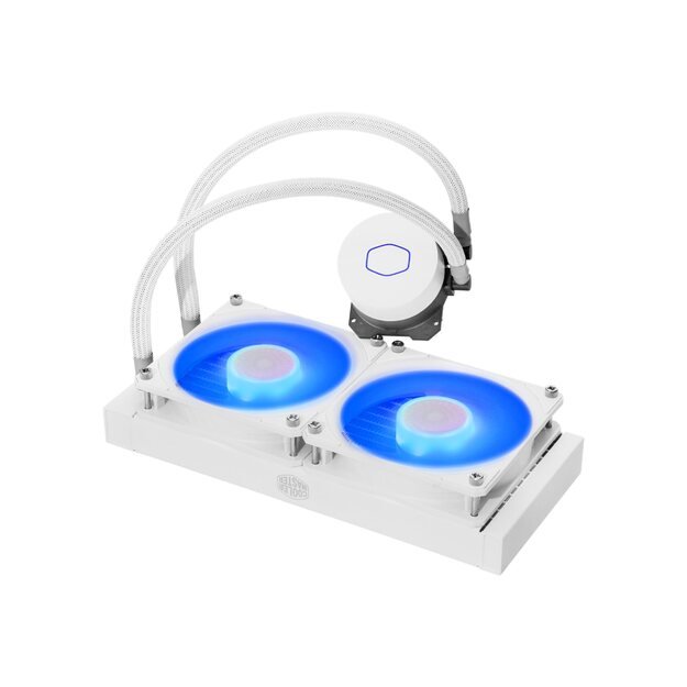 Procesoriaus aušintuvas skysčiu COOLER MASTER Water cooling Masterliquid Lite ML240L v2 RGB white