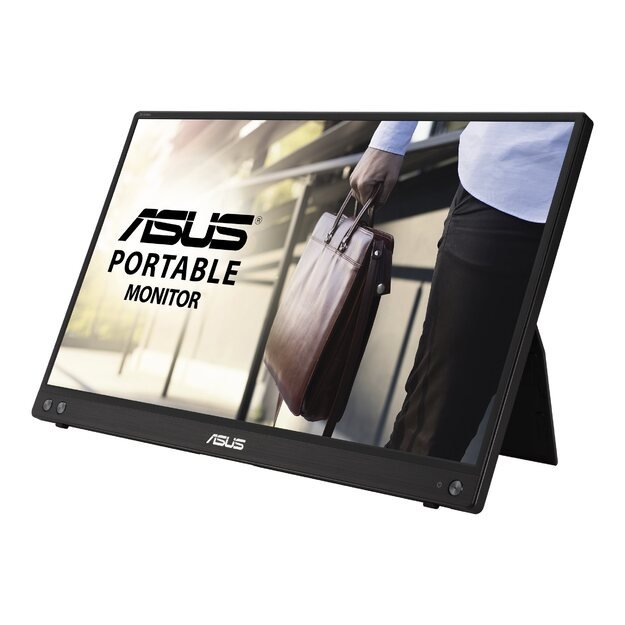Monitorius ASUS ZenScreen MB16ACV Portable USB Monitor 15.6inch Full HD IPS Hybrid Signal Solution USB Type-C Flicker Free Blue Light Filter