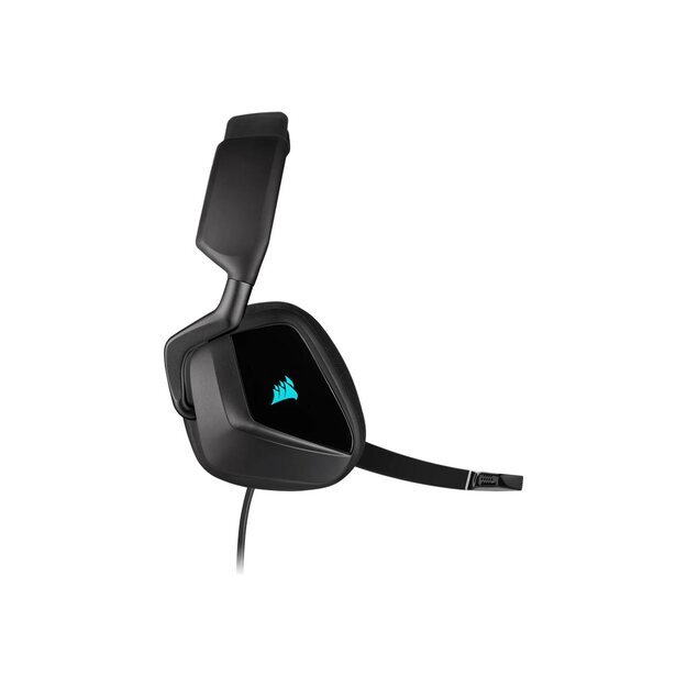 Ausinės CORSAIR VOID RGB ELITE USB Premium Gaming Headset with 7.1 Surround Sound Carbon EU Version