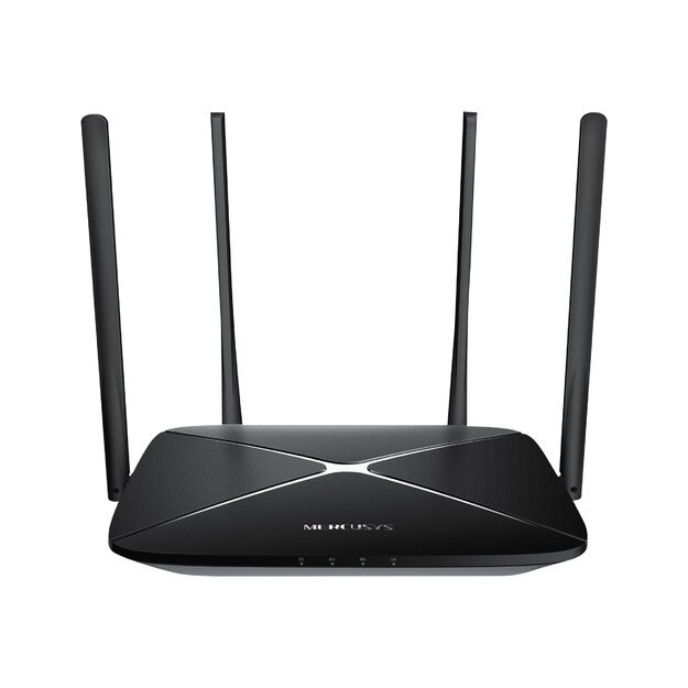 Maršrutizatorius TP-LINK MERCUSYS AC12G AC1200 Dual Band WiFi Gigabit 4xLAN 1xWAN 2